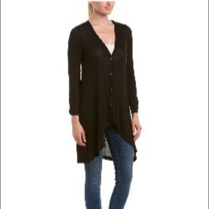 Three Dots Tops - NWT THREE DOTS BLACK Button down soft hi-low top. Three Dots Tops - NWT THREE DOTS BLACK Button down soft hi-low top.